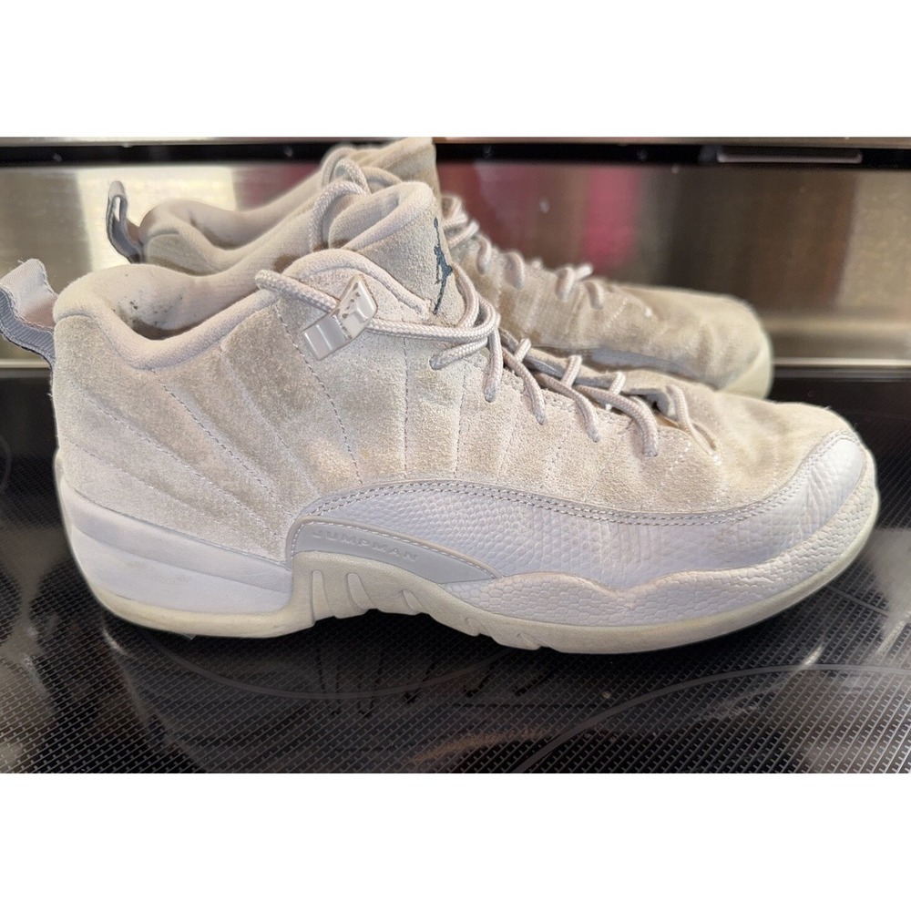 Nike Air Jordan 12 Size 6.5Y Retro Low Wolf Gray Sneakers